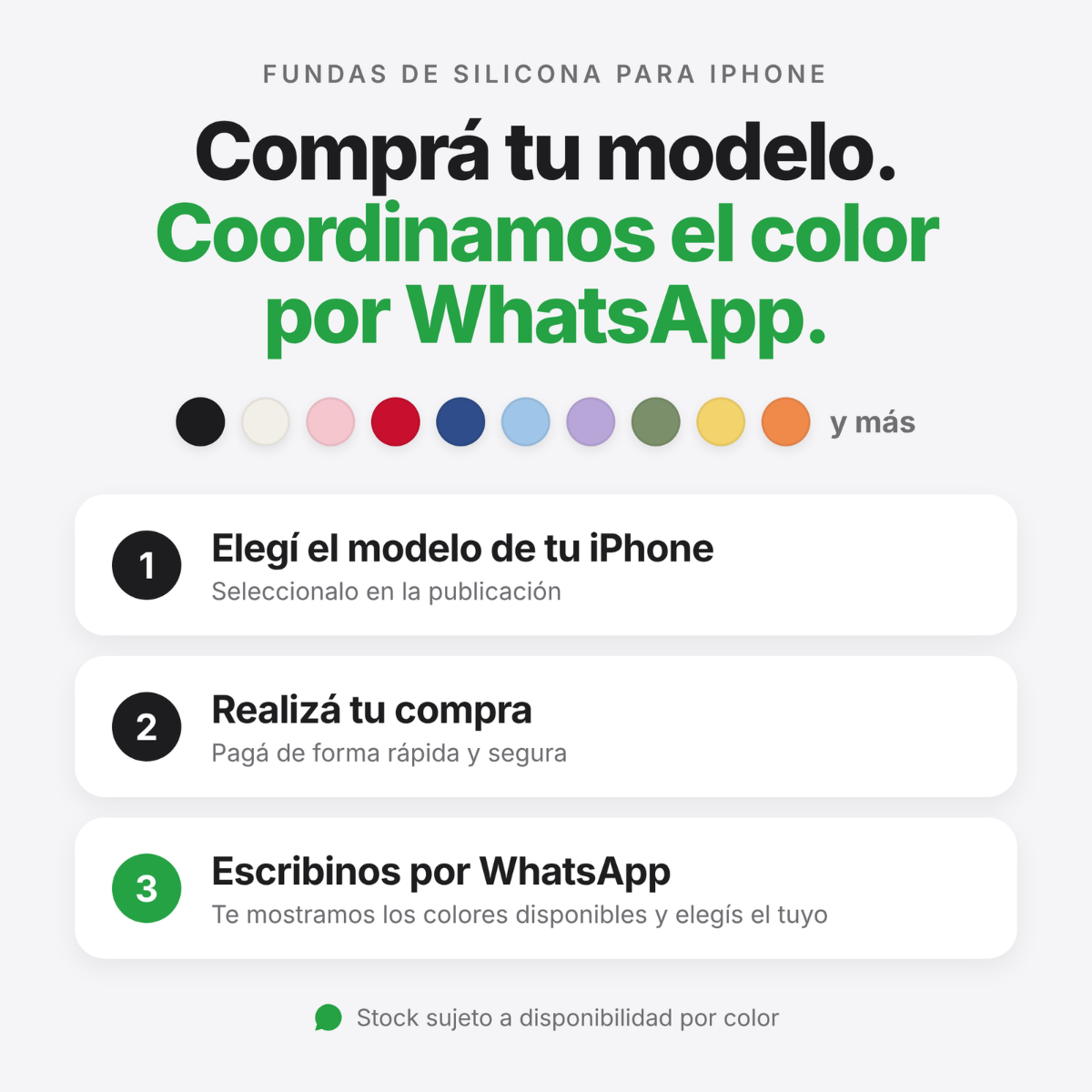 Funda iPhone Silicone Case Todos Los Modelos