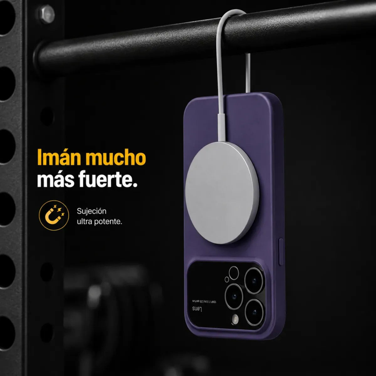Funda iPhone Magsafe Con Cubre Camara Antigolpes