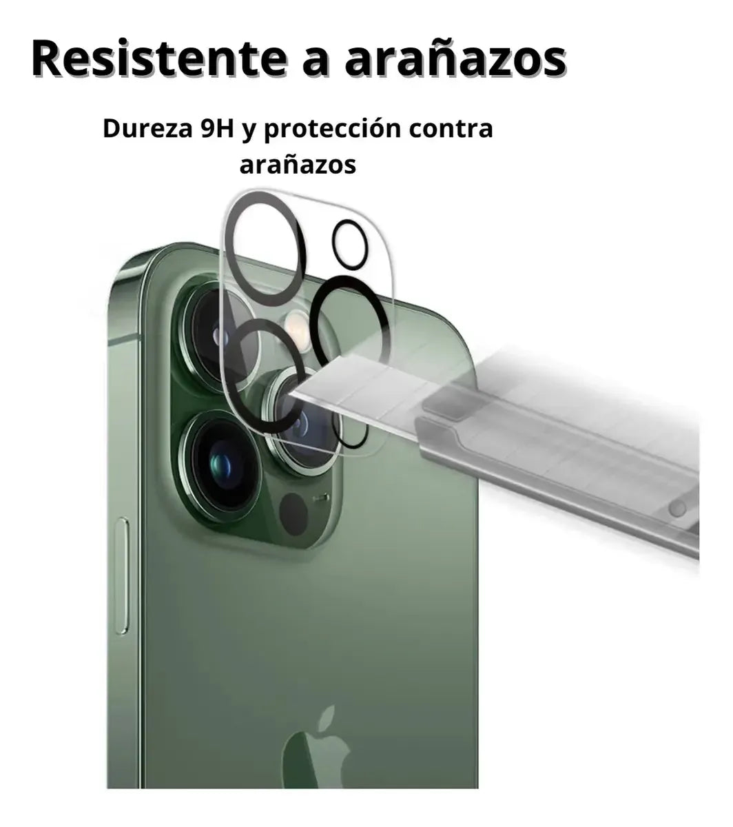 Protector Cámara Para iPhone 12 13 14 15 Promax Vidrio