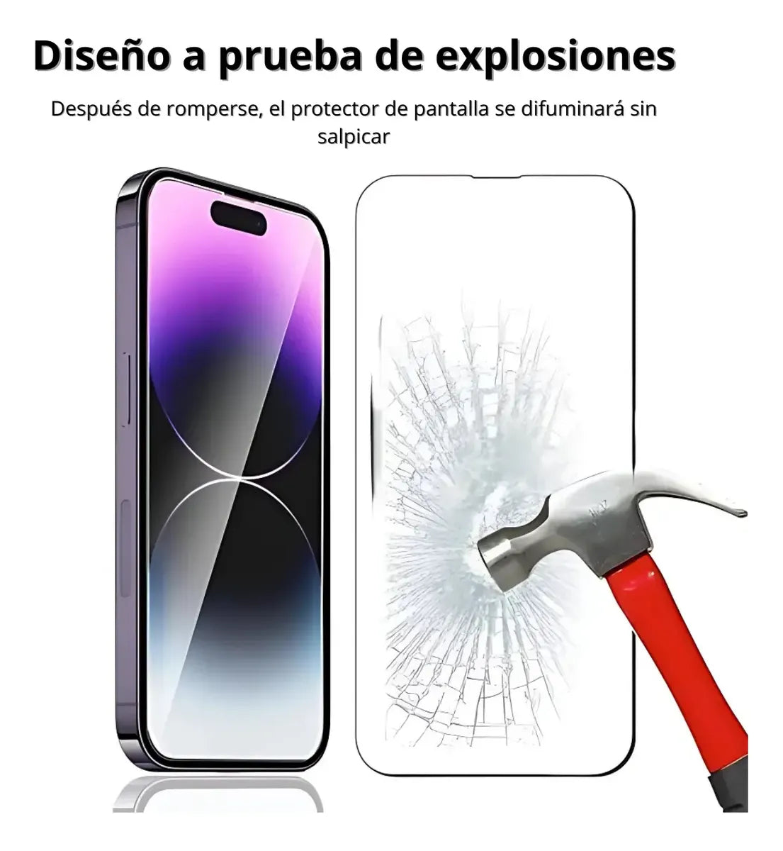 Vidrio Templado Protector 9d Para iPhone