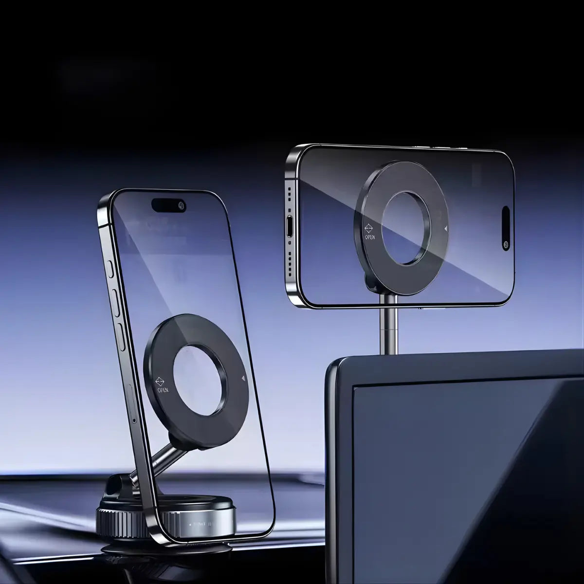 Soporte Porta Celular Para Auto Imán Magnético 360° Full
