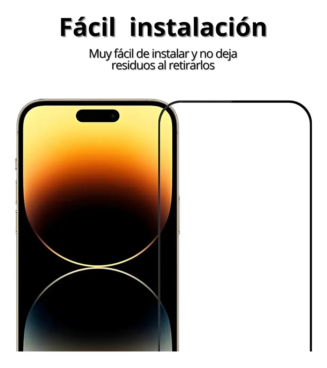 Vidrio Templado Protector 9d Para iPhone
