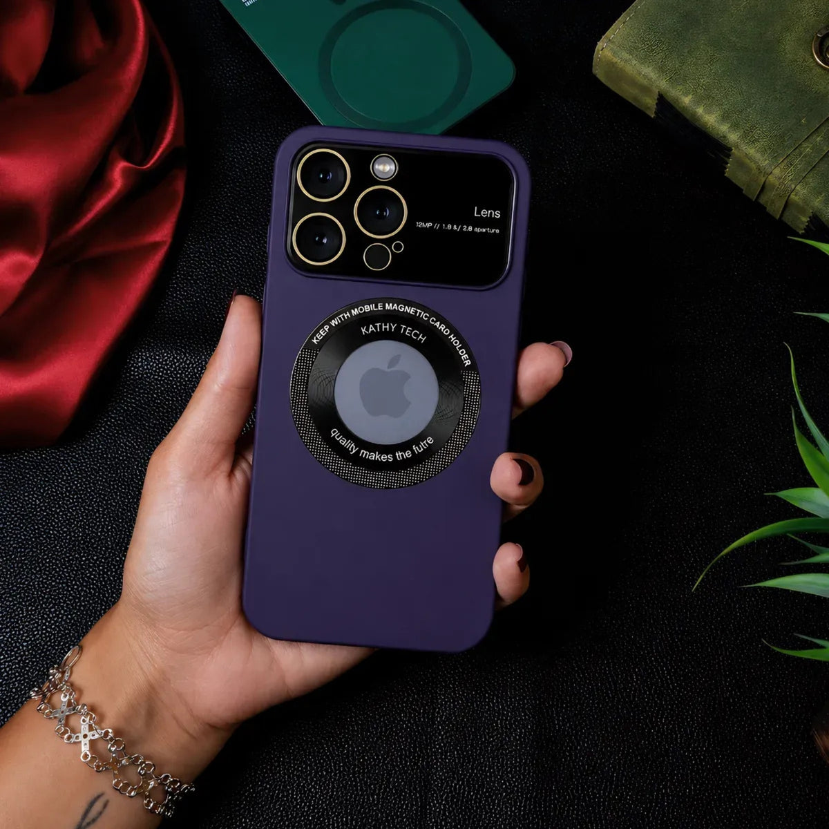 Funda iPhone Magsafe Con Cubre Camara Antigolpes